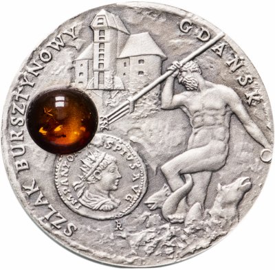 купить Остров Ниуэ 1 доллар 2008 «Янтарный путь - Гданьск»