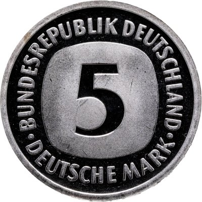 купить Германия 5 марок 1995 J знак монетного двора: "J" - Гамбург