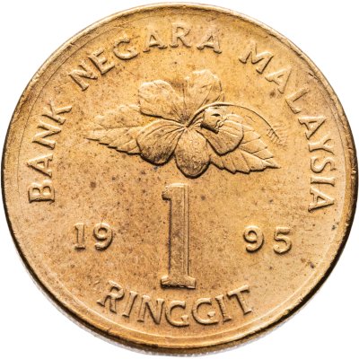 купить Малайзия 1 ринггит (ringgit) 1995