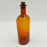 Купить Флакон янтарного оттенка с пробкой, стекло, Западная Европа, 1900-1940 гг.
