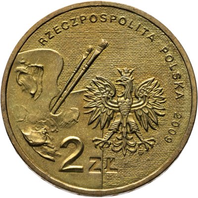 купить Польша 2 злотых 2009 "Польские художники: Владислав Стржеминский"