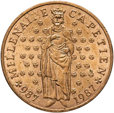 купить Франция 10 франков (francs) 1987 "Тысячелетие династии Капетингов"
