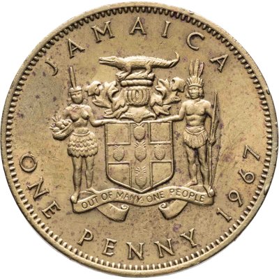 купить Ямайка 1 пенни (penny) 1967