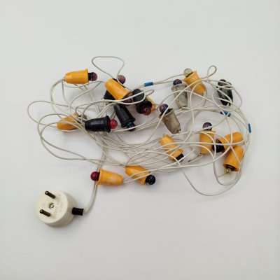 купить Гирлянда елочная, пластик, стекло, СССР, 1970-1990 гг.