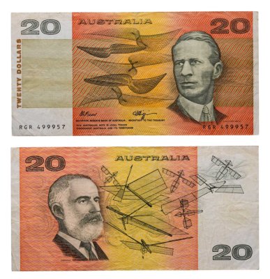 купить Австралия 20 долларов 1974-1994 (Pick 46g)