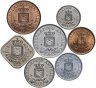 Купить Нидерландские Антильские острова набор монет для обращения 1970-1985 (7 штук)