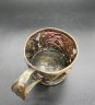 Купить Подстаканник с рельефным растительным декором, латунь, серебрение, Вольская фабрика, Варшава (Fabryka Wolska pod Warszawa), Польша, 1885-1914 гг.