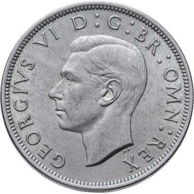 купить Великобритания 1/2 кроны (crown) 1948