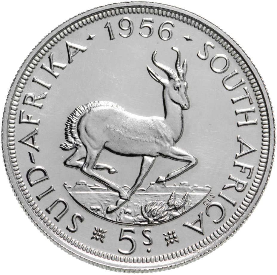 купить ЮАР 5 шиллингов (shillings) 1956