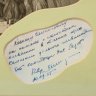Купить Фотография парусника "Барк" с дарственной надписью, в застеклённой раме, бумага, картон, дерево, СССР, 1955 г.