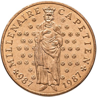 купить Франция 10 франков (francs) 1987 "Тысячелетие династии Капетингов"