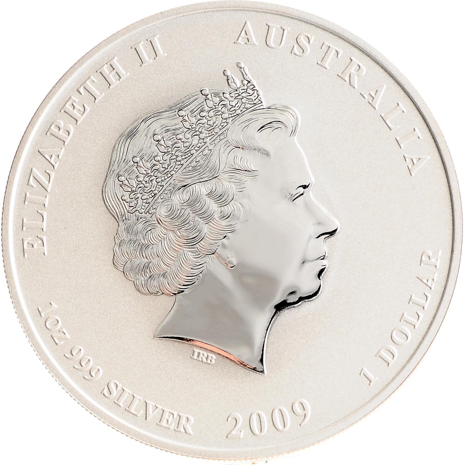 1 доллар 2009 года. Монета Elizabeth 2 Australia 1 Dollar. Серебряная монета Elizabeth Australia. Серебряные монеты Австралии парк какадуша.