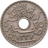 Купить Тунис 25 сантимов (centimes) 1919
