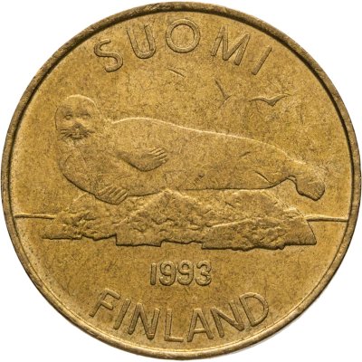купить Финляндия 5 марок (markkaa) 1993
