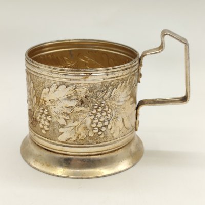 купить Подстаканник "Виноградная лоза", алюминий, золочение, СССР, 1960-1980 гг.