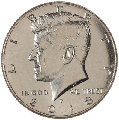 купить США 50 центов (1/2 доллара, half dollar) 2018 P Kennedy Half Dollar (Кеннеди) знак монетного двора: "P" - Филадельфия