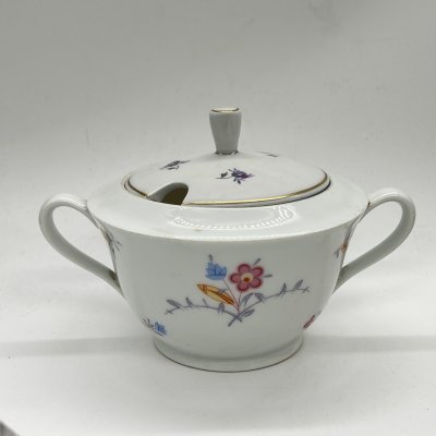 купить Сахарница с цветочным декором (крышка в подборе), фарфор, деколь, Arzberg Bavaria (PA), Германия, 1930-1960 гг.