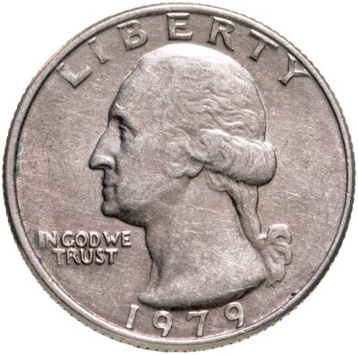 купить США 25 центов (квотер, 1/4 доллара, quarter dollar) 1979 Washington Quarter (Вашингтон)