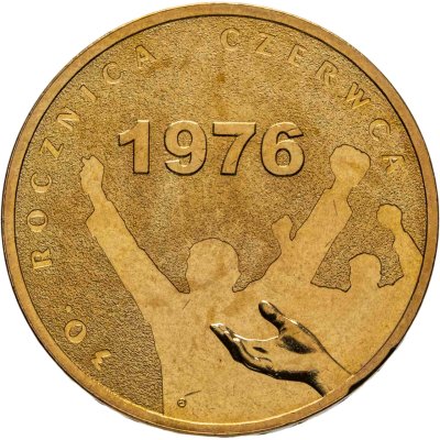 купить Польша 2 злотых 2006 "30-летие польских протестов в июне 1976 года"