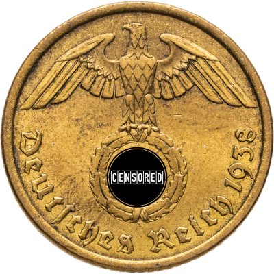 купить Германия (Третий рейх) 10 рейхспфеннигов (reichspfennig) 1938