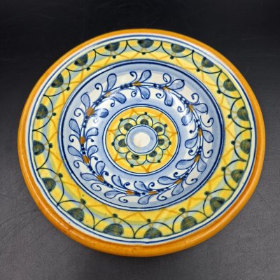 купить Тарелочка декоративная с орнаментальным декором, "Sandro Gozzi ceramiche", керамика, роспись, Италия, 1980-2010 гг.