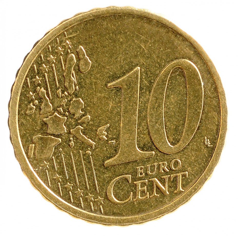купить Финляндия 10 евро центов 1999