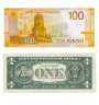 Купить США 1 доллар 2021 + Новые модернизированные  100 рублей 2022 Ржев