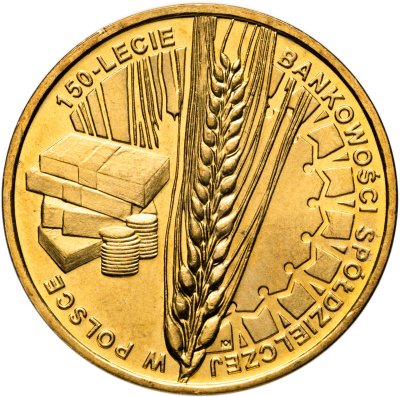 купить Польша 2 злотых 2012 "150 лет Банковскому объединению Польши (150-lecie bankowości spółdzielczej w Polsce)"