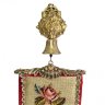 Купить Сонетка, ткань, вышивка, бархат, бронза, 1940-1960 гг.