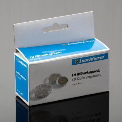 купить Капсулы для монет Leuchtturm 43 мм (10шт)