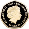 Купить Соломоновы Острова 50 центов 2019 «50 лет Конкорду - Кабина /вид сверху/позолоченная/»