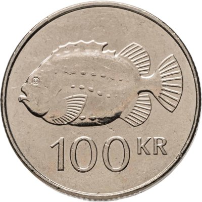 купить Исландия 100 крон 2011 "Пинагор (Рыба-воробей)"
