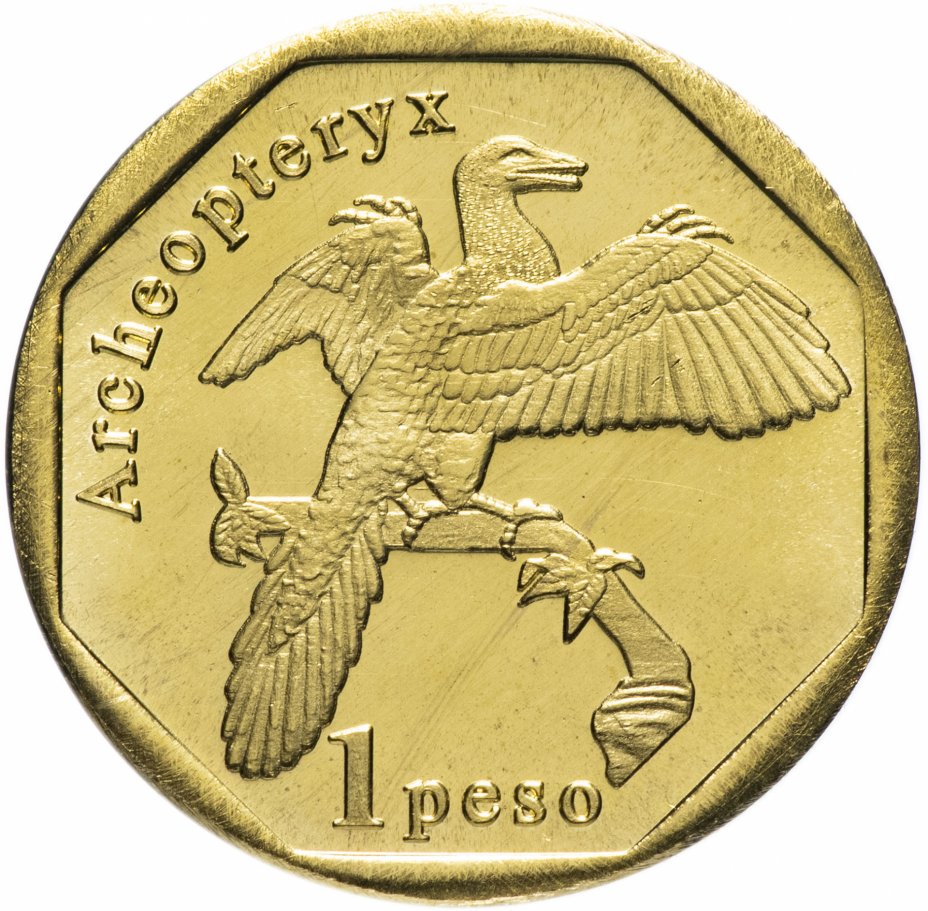 купить Синт-Мартен монетовидный жетон 1 песо 2019 "Археоптерикс"