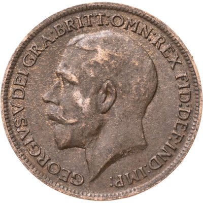 купить Великобритания 1 фартинг (farthing) 1918