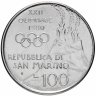 Купить Сан-Марино 100 лир 1980 "XXII летние Олимпийские Игры, Москва 1980"