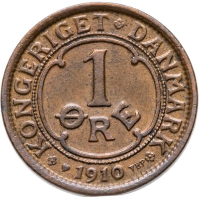 купить Дания 1 эре (ore) 1910