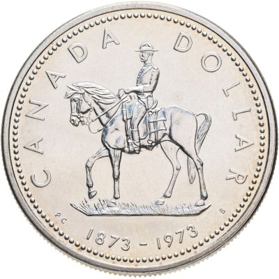 купить Канада 1 доллар (dollar) 1973 "100 лет конной полиции Канады"