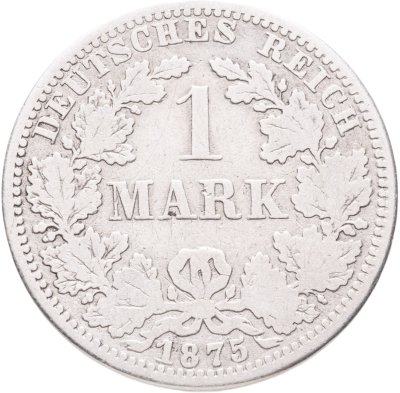 купить Германская империя, Пруссия 1 марка 1875 "А" - Берлин