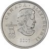 Купить Канада 25 центов (cents) 2007 "XXI зимние Олимпийские Игры, Ванкувер 2010 - Биатлон"
