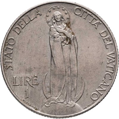 купить Ватикан 1 лира (lira) 1934