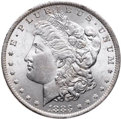 купить США 1 доллар (dollar) 1883 O Доллар Моргана знак монетного двора: "O" - Новый Орлеан