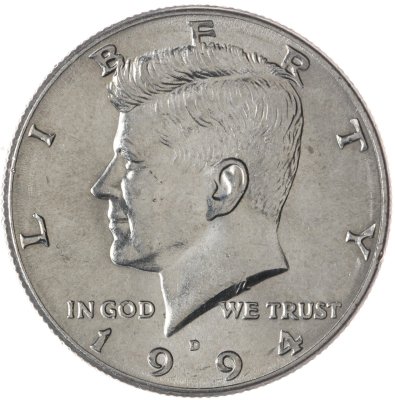 купить США 50 центов (1/2 доллара, half dollar) 1994 D Kennedy Half Dollar (Кеннеди)