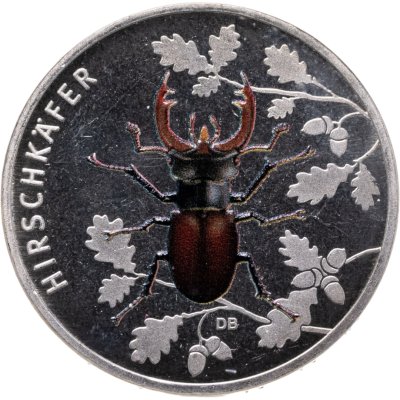 купить Германия 5 евро 2024 "Царство насекомых - Жук-олень"