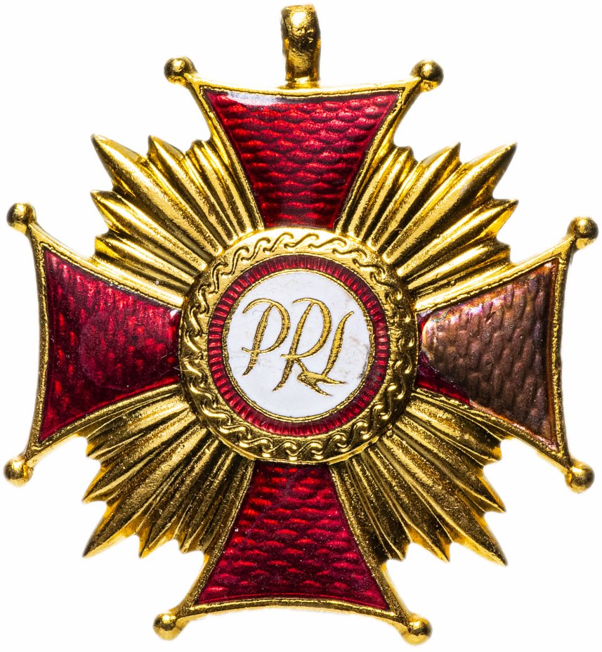 купить Знак отличия золотой «Крест Заслуги» 1 степени Польша