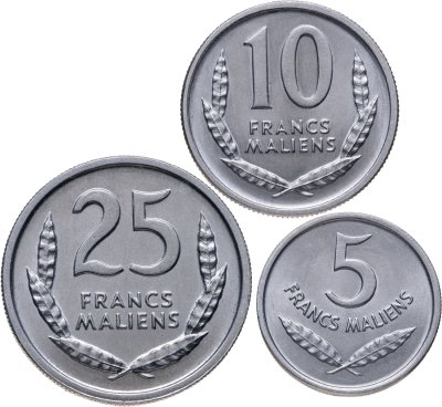 купить Мали, набор 3-х монет 1961 года