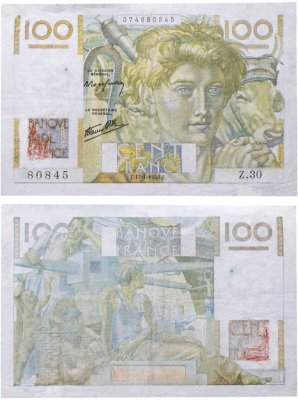 купить Франция 100 франков 1946