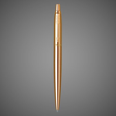 Купить Шариковая ручка Parker Jotter 70th Anniversary Gold GT, стержень: F, цвет чернил: blue в подарочной упаковке., Лаки и смолы: лак, нержавеющая сталь, 2026 г.