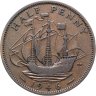 Купить Великобритания 1/2 пенни (penny) 1946