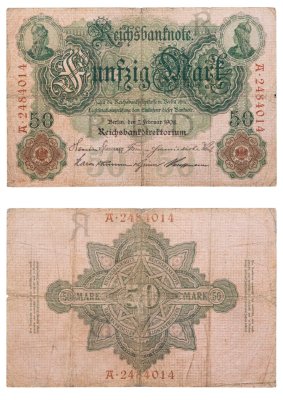 купить Германия 50 марок 1908