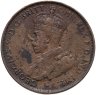 Купить Австралия 1 пенни (penny) 1919   Точка под нижним свитком на реверсе